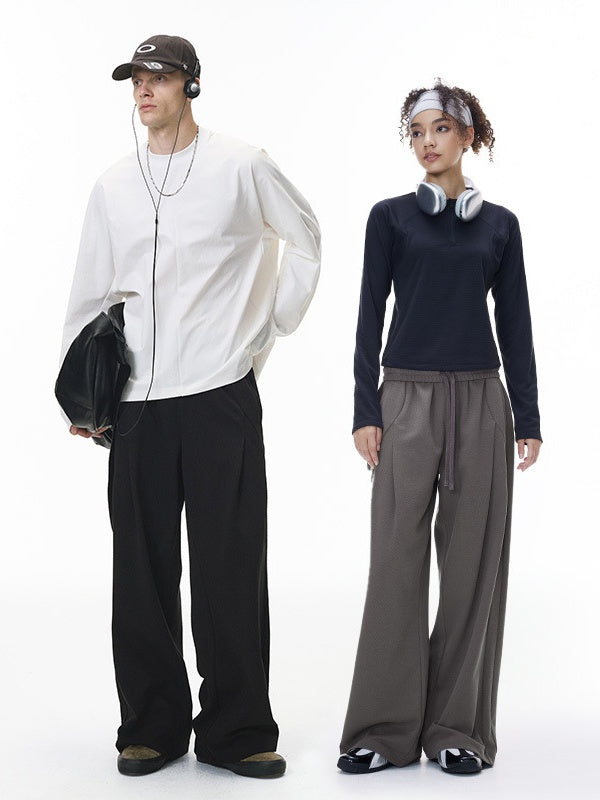 Liber Autumn Neutral wear Solid Color Pants