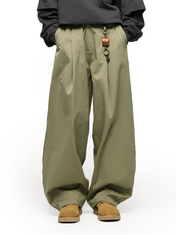 Liber Autumn Men's Solid Color Pants