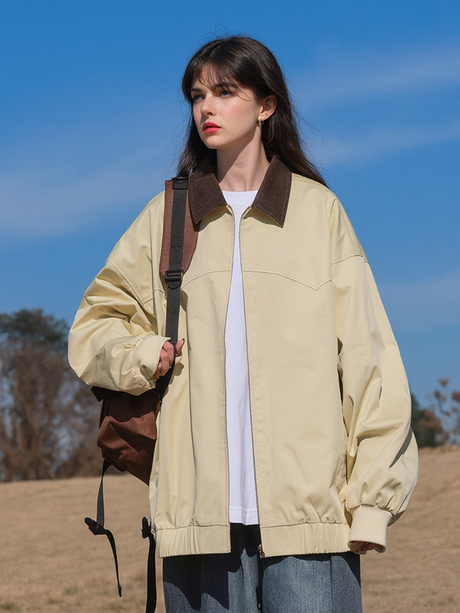Liber Autumn Neutral wear Contrasting colors Jackets