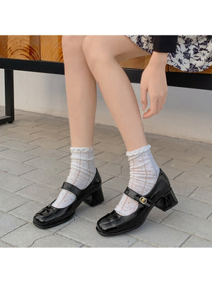 Liber Spring and Autumn Women's Mary Jane Shoes