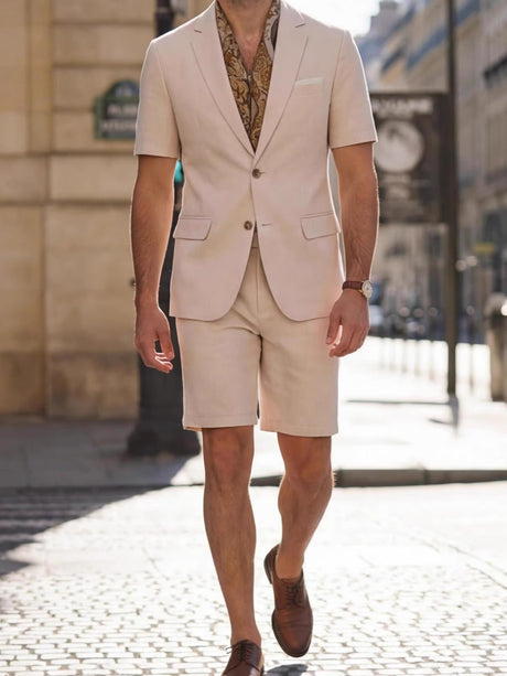 Leisure Gentleman Suit 2-piece Sets Set