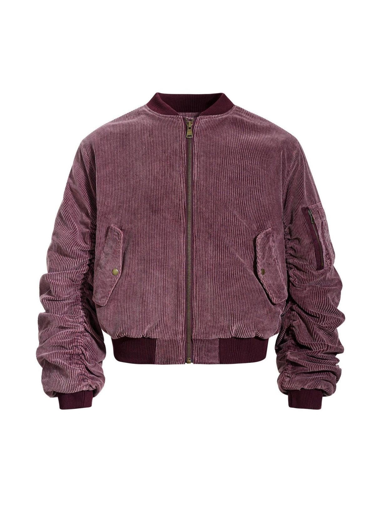 Retro Corduroy Tooling Quilted Jackets