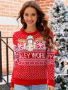 Christmas Headgear 3D Pattern Christmas Tree Letter Animal Patterns Sweaters