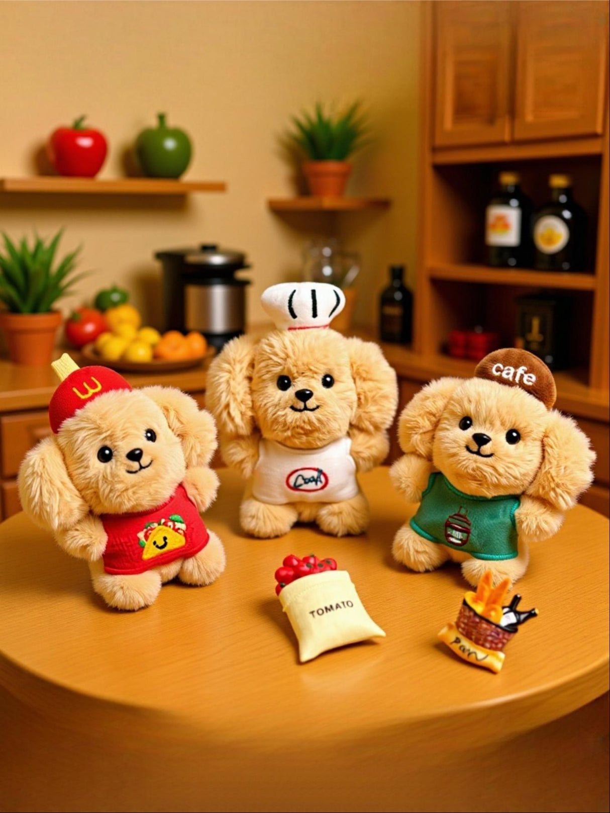 Puppy Plush Toy Keychain