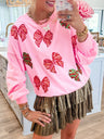 Christmas Bow Sequins And Glitter Sweatshirts&Hoodies