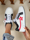 Color-blocked Unisex Casual Sneakers