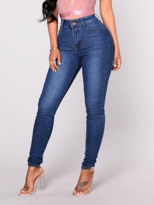 Stretch Slimming Pencil Pants Jeans