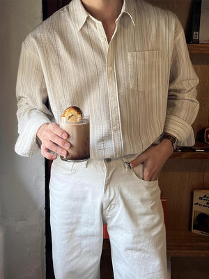 Stripes Leisure Non-iron Shirts