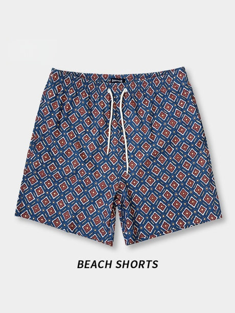 Double Layer Plus Size Loose-fit Quick-drying Beach Shorts