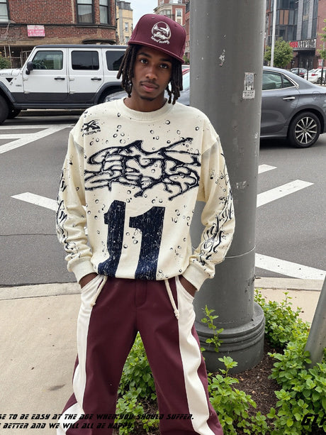 Liber Autumn Neutral wear Printed Gradient T-shirts