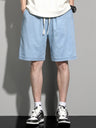 Loose-fit Straight-fit Five Points Denim Shorts
