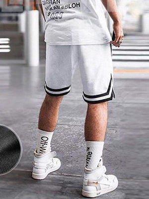 Thin Mesh Loose-fit Breathable Five Points Shorts