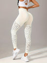 Jacquard High-waisted Hip Lift Exercise And Fitness Yoga Pants