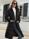Long Parka-style Hooded Design Pocket Casual Cotton-padded Jackets/down Jackets