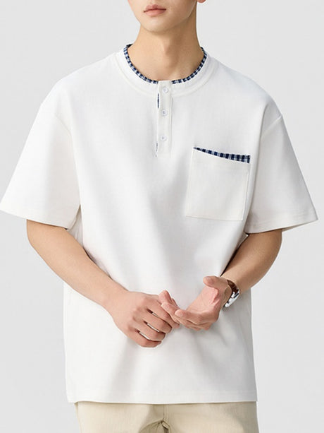 Patchwork Loose-fit T-shirts