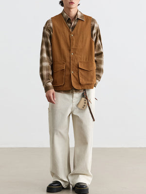 Gilets à col en V en outillage