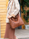 Tassel Stitching Handbag