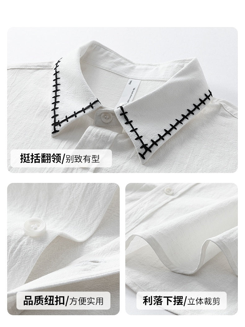 Color-blocked Shirts