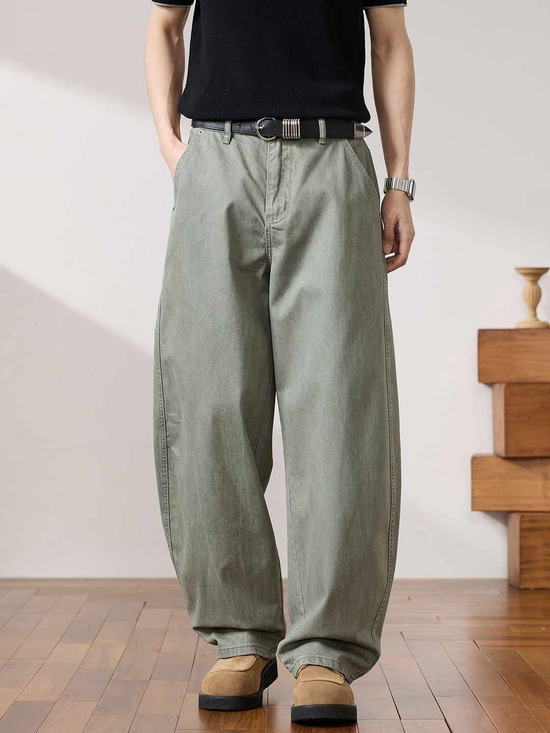Retro Light Green Scimitar Pants