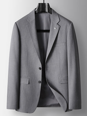 Acetic Acid Flax Business Non-iron Blazers