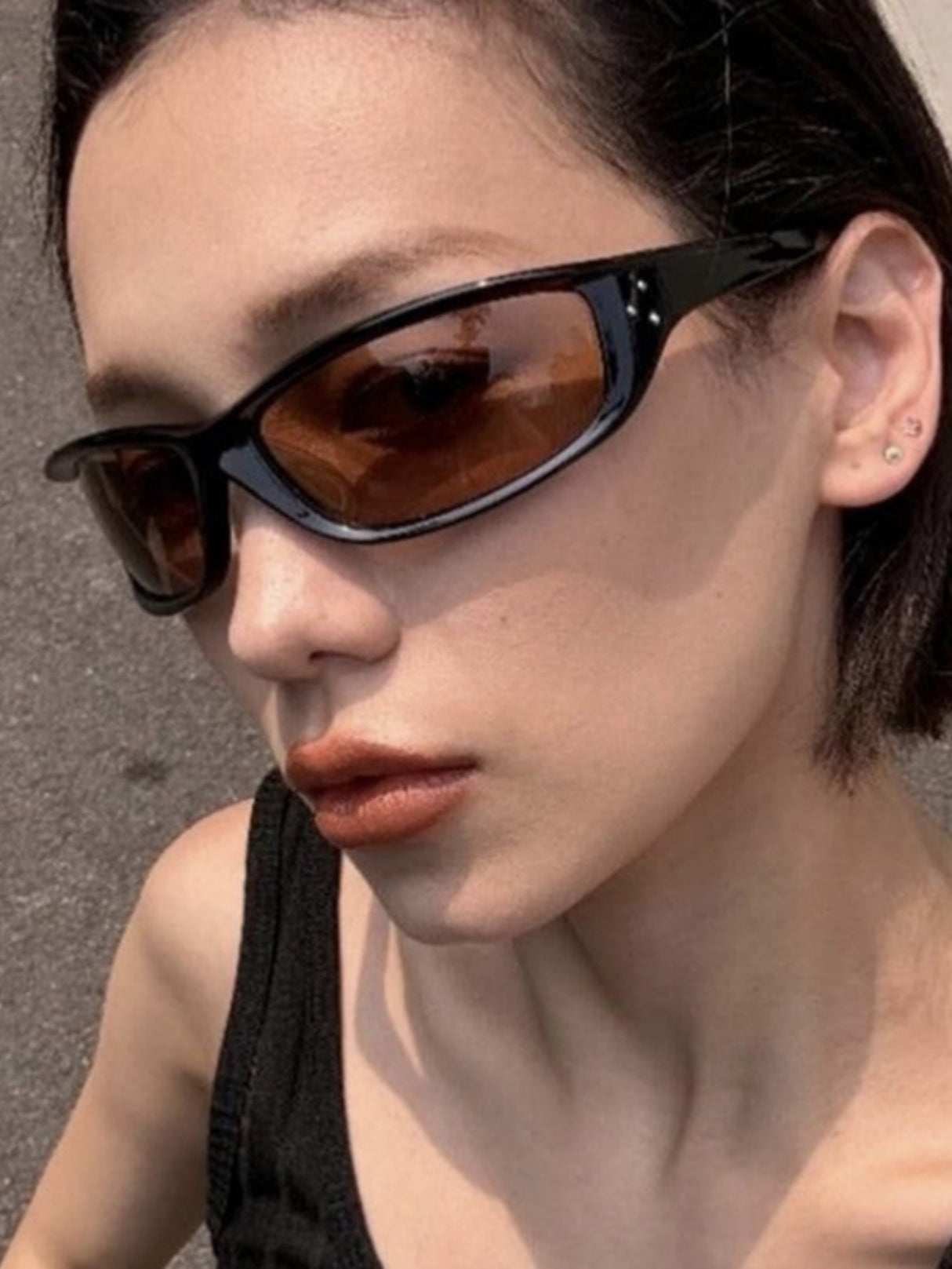 Full-rimmed, Uniquely Shaped Fashion Glasses