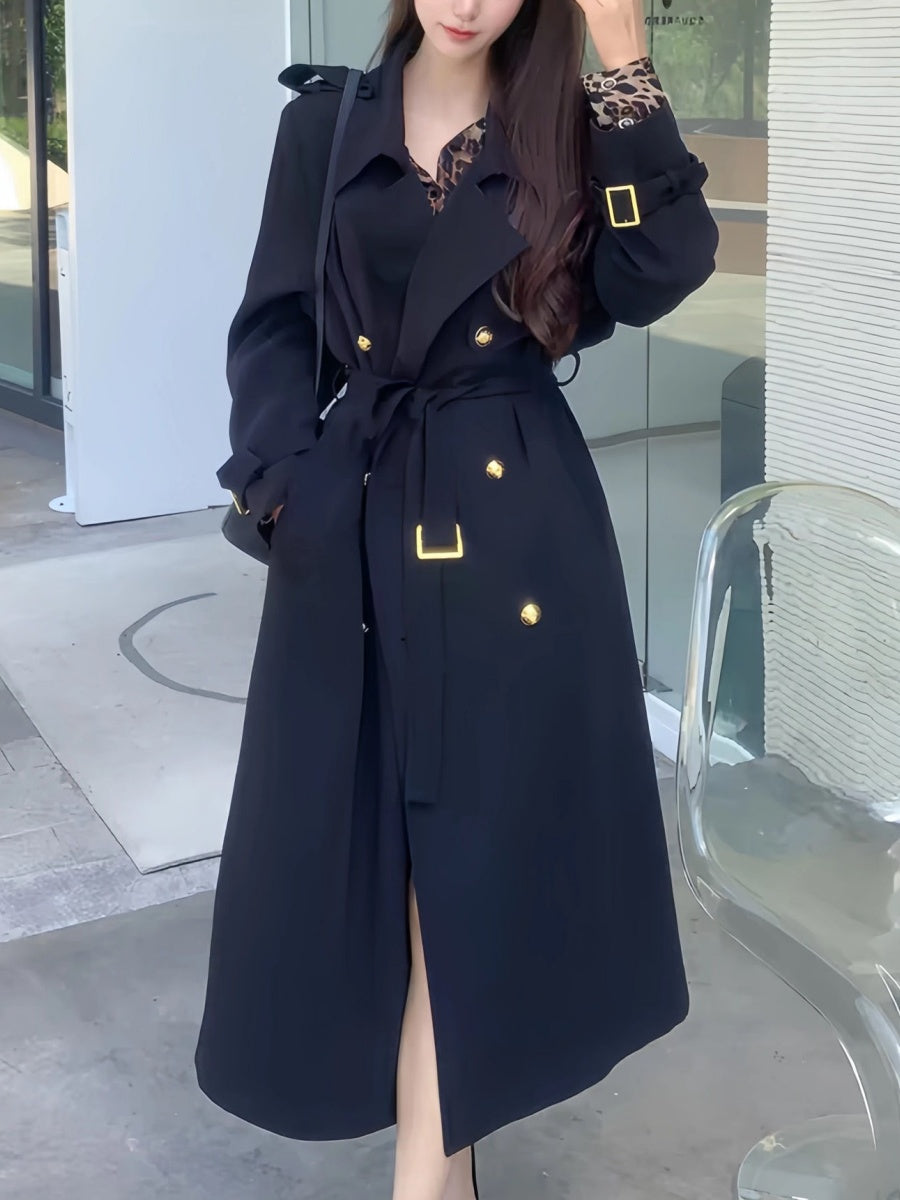 Waist Slimming Mid-length Trench Coats