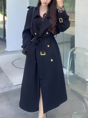Waist Slimming Mid-length Trench Coats