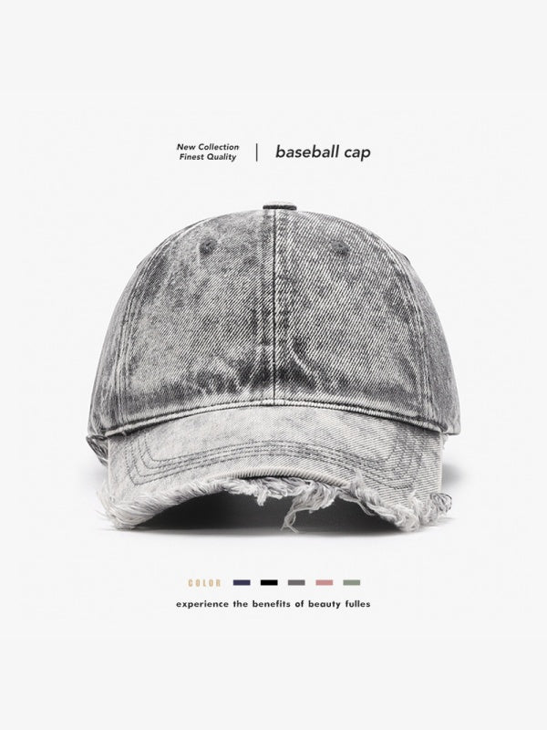 Baseballkappe mit Used-Look-Waschung