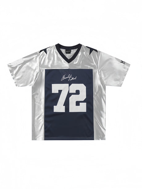 Applique Loose-fit Embroidery Letter T-shirts