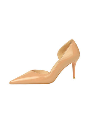 Liber Spring and Autumn hollow ladies high heels