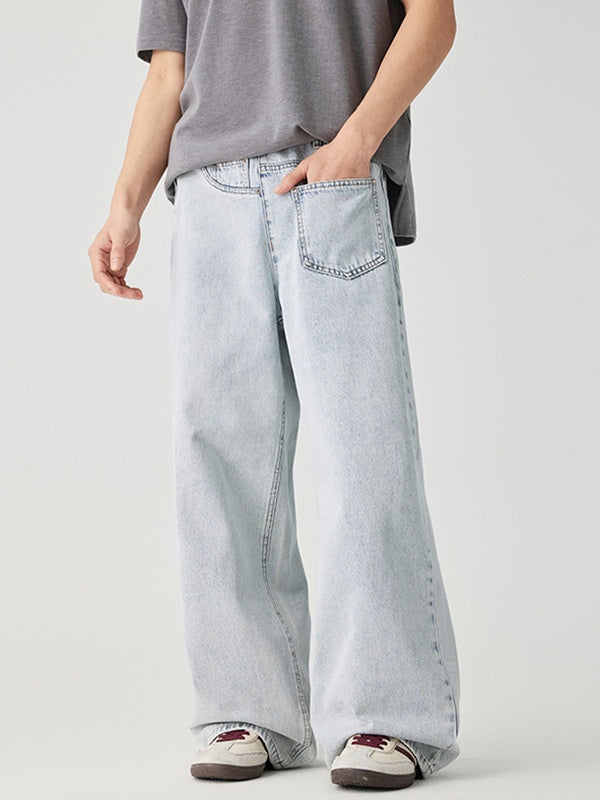 Liber Summer Men's Pocket decoration Jeans