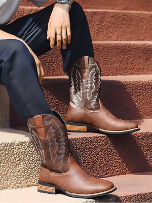 Embroidered Western Boots