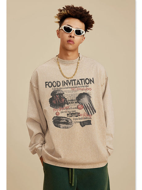 Loose Pure Cotton Printed T-shirts