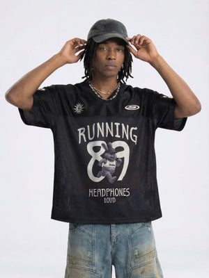 【EXPÉDITION NORMALE】T-shirts rétro sport à col en V