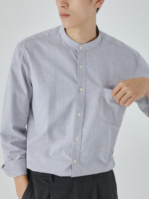 Leisure Stand Collar Shirts
