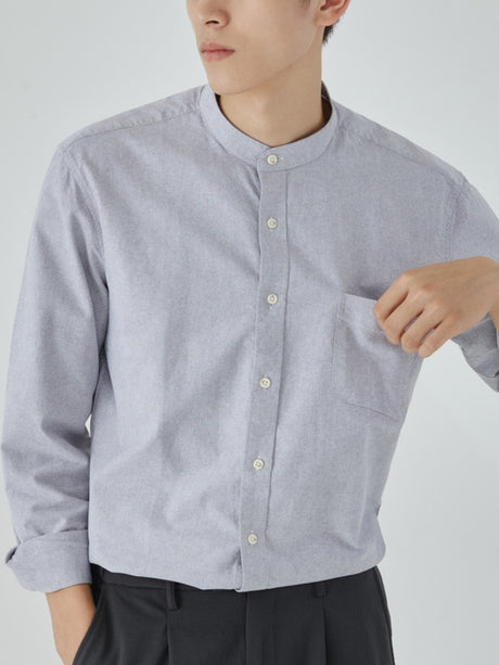 Leisure Stand Collar Shirts
