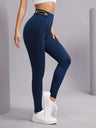 Sporty And Sexy Letter-print Elastic Waist Warm Leggings