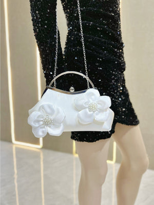 Liber Four Seasons ACC Pearl Bow Cloud Bag