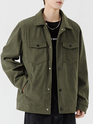 Veste de survêtement en velours côtelé