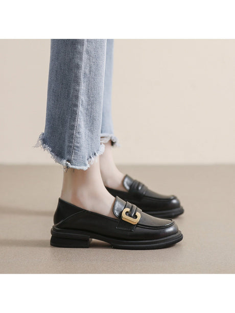Liber Spring and autumn women's thick-soled loafers