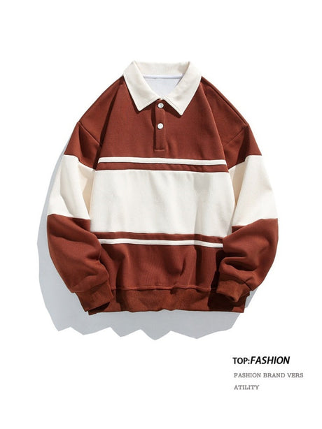 Loose-fit Stripes Polo Shirts