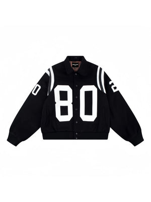Python Pattern Cotton Keep Warm Loose Lapel Baseball Uniform Jackets