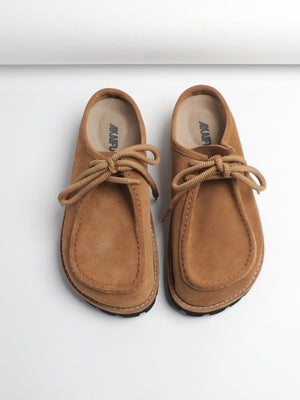 "Wilderness" Series Lace-up Platform Platform Birkenstock Kangaroo Slippers Genuine Leather Retro Casual Men's And Women's Slippers