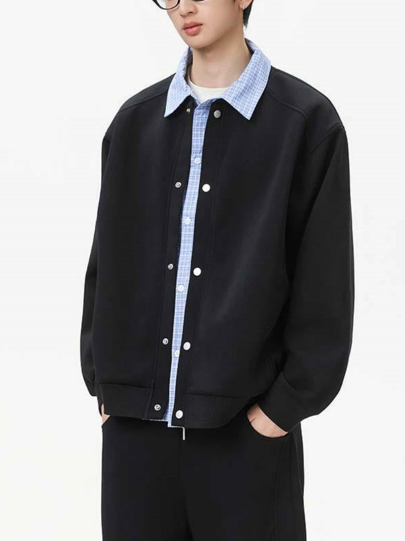 Layered-look Color-blocked Jackets