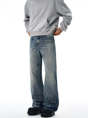 Liber Autumn Men's Pocket decoration Jeans