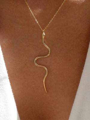 Snake Pendant Necklace
