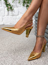 Spliced High Heels