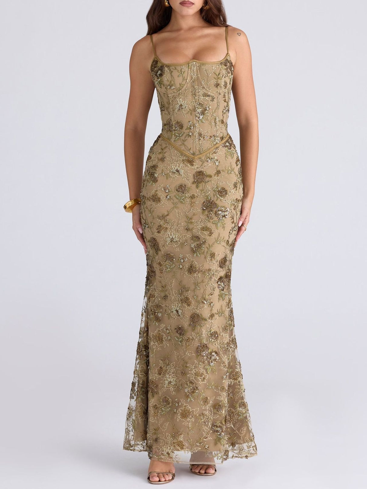 Low-cut Sleeveless Sexy Backless Tie-up Long Dress