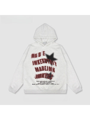 Liber Autumn Neutral wear Printed Star Sweatshirts&Hoodies