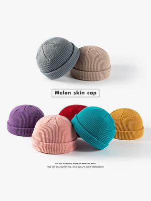 Bonnet à revers uni